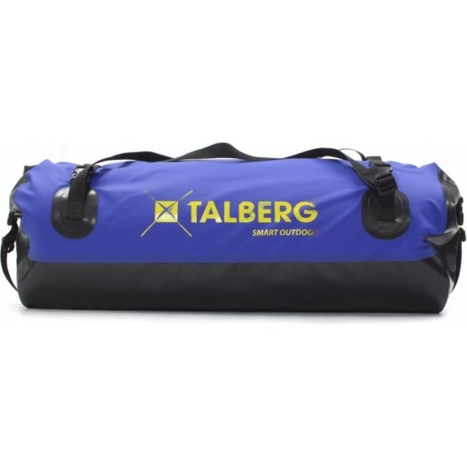 Гермосумка TALBERG TRAVEL DRY BAG 80, черный/василёк 4673727793430
